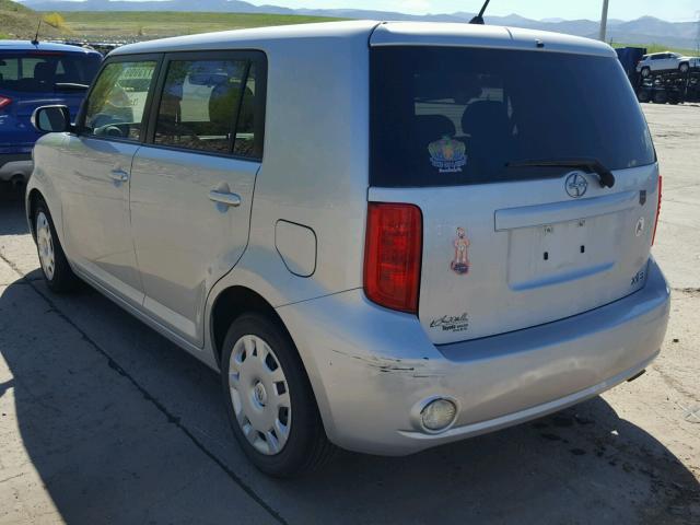 JTLKE50EX81052412 - 2008 TOYOTA SCION XB ვერცხლისფერი ფოტო 3