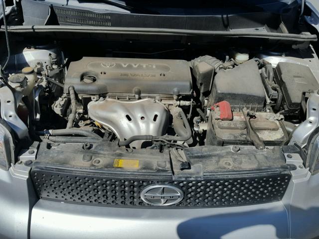 JTLKE50EX81052412 - 2008 TOYOTA SCION XB ვერცხლისფერი ფოტო 7