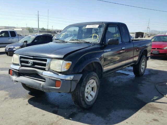 4TAWM72N6XZ449393 - 1999 TOYOTA TACOMA BLACK photo 2