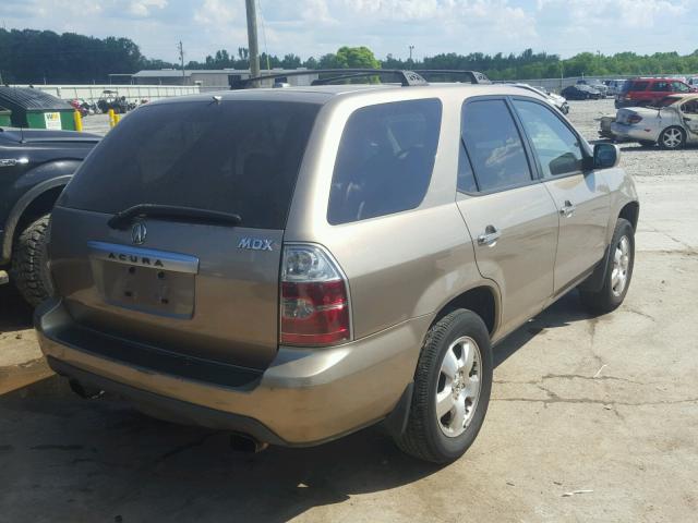 2HNYD18205H505665 - 2005 ACURA MDX TAN photo 4