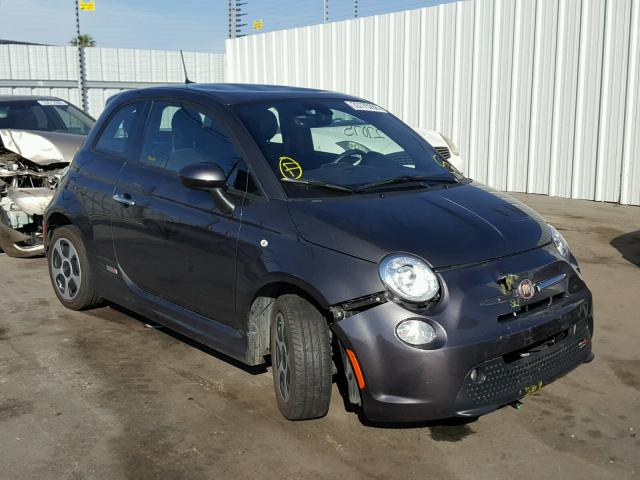 3C3CFFGE0GT180386 - 2016 FIAT 500 ELECTR GRAY photo 1