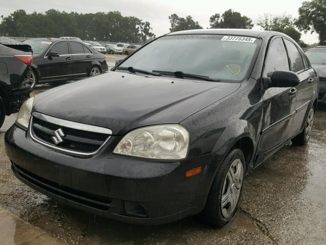 KL5JD56Z37K717914 - 2007 SUZUKI FORENZA BA BLACK photo 2