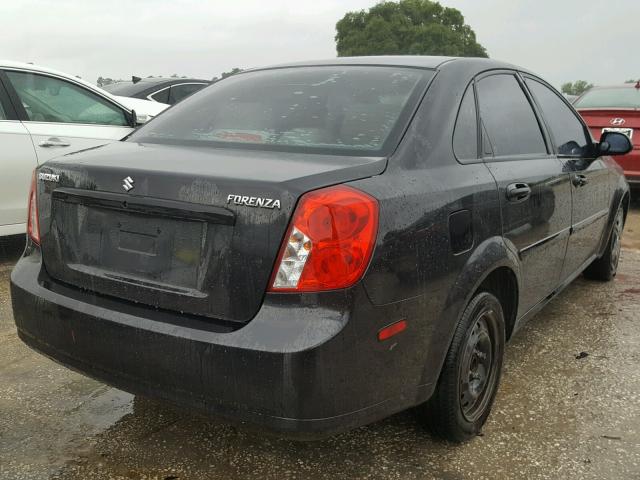 KL5JD56Z37K717914 - 2007 SUZUKI FORENZA BA BLACK photo 4