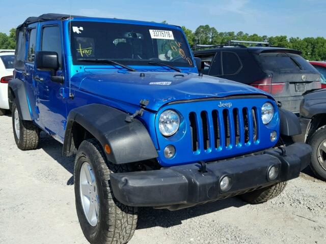 1C4HJWDG0GL224145 - 2016 JEEP WRANGLER U, BLUE - price ...