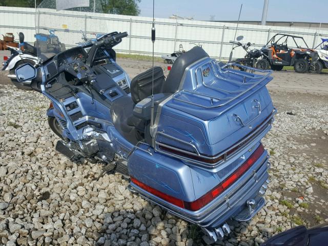 1HFSC2200LA201572 - 1990 HONDA GL1500 BLUE photo 3