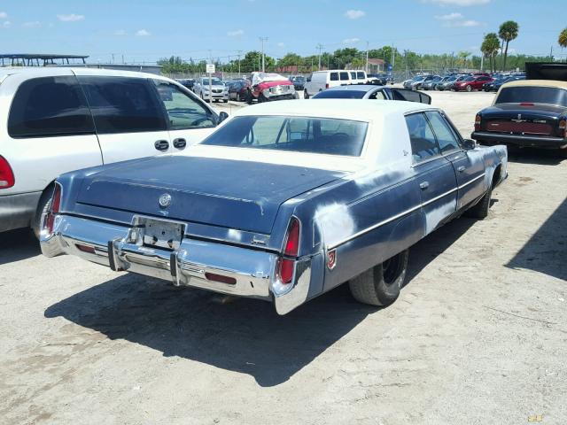 YM43T5C122508 - 1975 CHRYSLER IMPERIAL BLUE photo 4