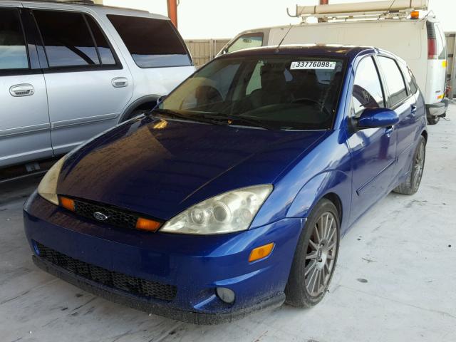 3FAHP30574R115427 - 2004 FORD FOCUS ZX5 BLUE photo 2