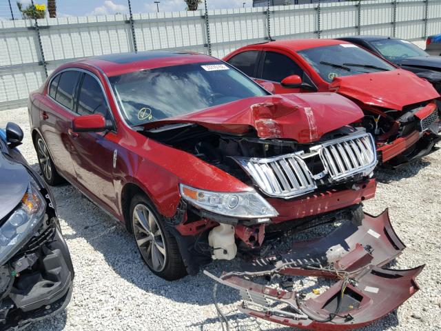 1LNHM93R79G606594 - 2009 LINCOLN MKS BURGUNDY photo 1