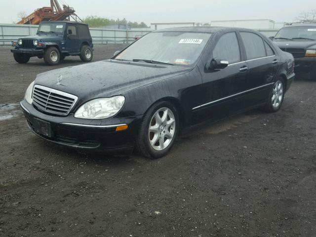 WDBNG83J36A481593 - 2006 MERCEDES-BENZ S 430 4MAT BLACK photo 2