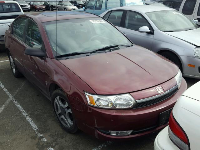1G8AL52F13Z204634 - 2003 SATURN ION LEVEL ბურგუნდია ფოტო 1