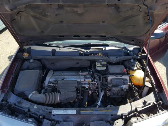 1G8AL52F13Z204634 - 2003 SATURN ION LEVEL ბურგუნდია ფოტო 7