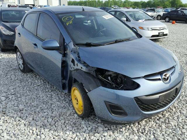 JM1DE1KYXE0188593 - 2014 MAZDA MAZDA2 SPO BLUE photo 1