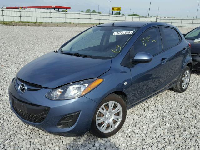 JM1DE1KYXE0188593 - 2014 MAZDA MAZDA2 SPO 蓝色 照片 2