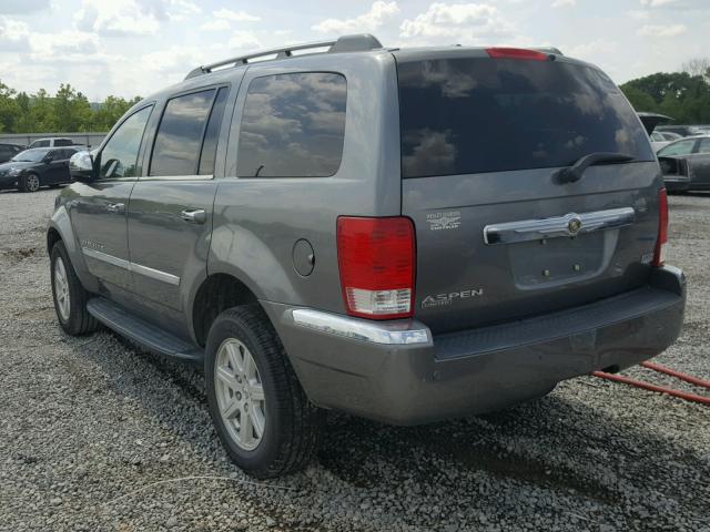 1A8HX58297F523020 - 2007 CHRYSLER ASPEN LIMI GRAY photo 3