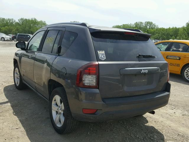 1C4NJCBB0ED905762 - 2014 JEEP COMPASS SP CHARCOAL photo 3