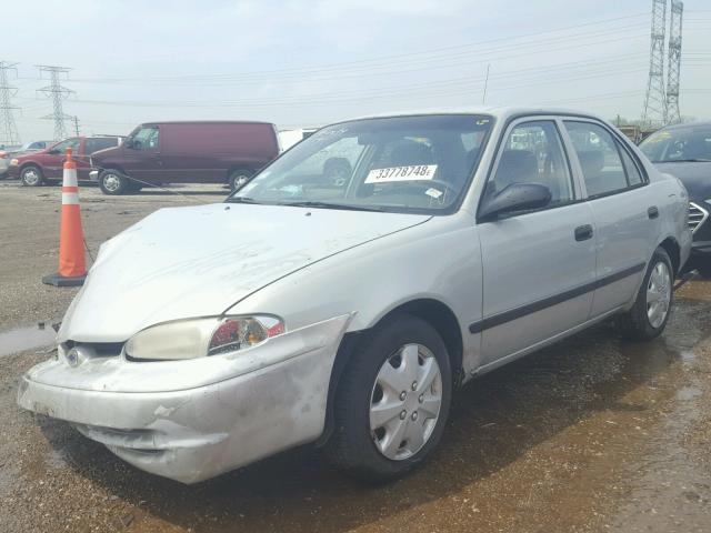 1Y1SK52811Z418949 - 2001 CHEVROLET GEO PRIZM 银色 照片 2