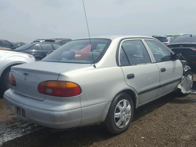 1Y1SK52811Z418949 - 2001 CHEVROLET GEO PRIZM 银色 照片 4