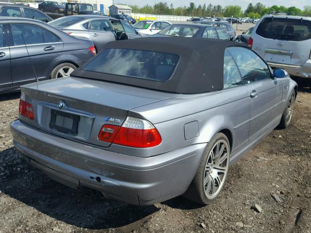 WBSBR93496PK12082 - 2006 BMW M3 SILVER photo 4