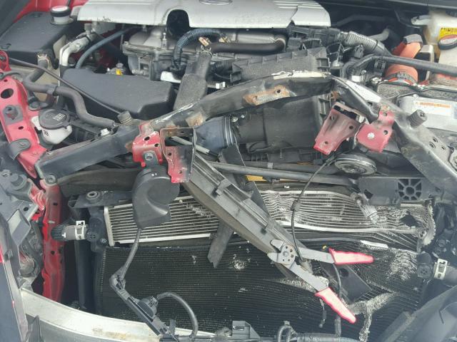 JTHKD5BH6F2232319 - 2015 LEXUS CT 200 RED photo 7