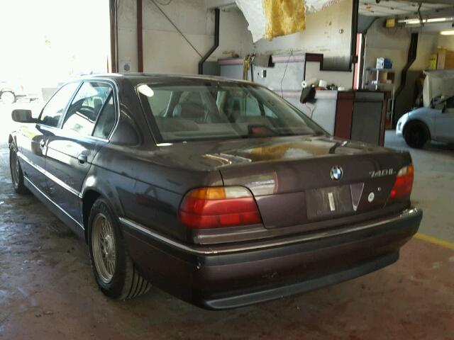 WBAGJ632XSDH35107 - 1995 BMW 740 IL PURPLE photo 3