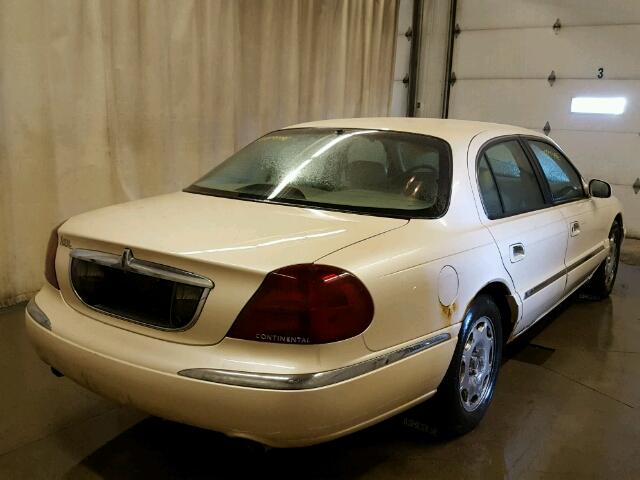 1LNFM97V1WY666455 - 1998 LINCOLN CONTINENTA BEIGE photo 4