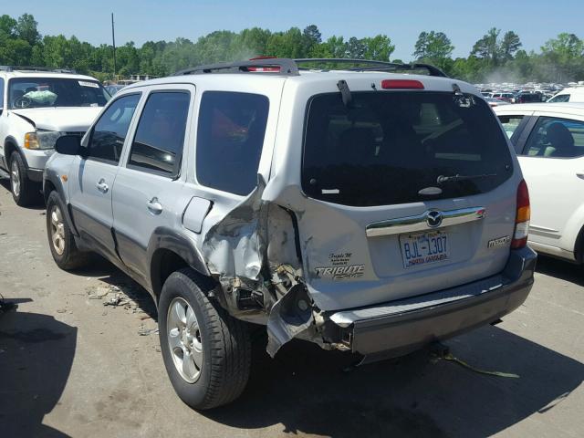 4F2CZ96193KM13308 - 2003 MAZDA TRIBUTE ES 银色 照片 3