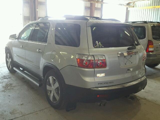 1GKLVMED9AJ192228 - 2010 GMC ACADIA SLT 银色 照片 3