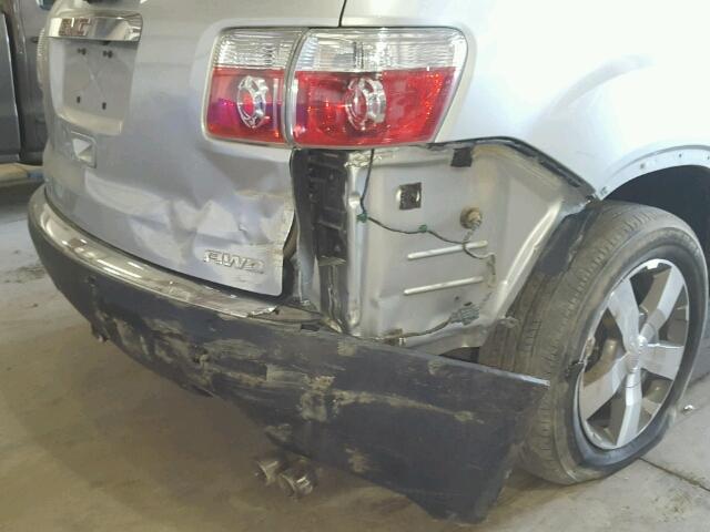 1GKLVMED9AJ192228 - 2010 GMC ACADIA SLT 银色 照片 9
