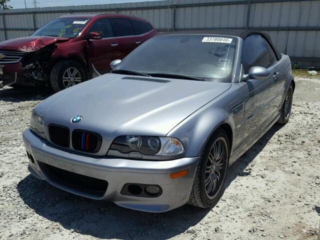 WBSBR93464PK06799 - 2004 BMW M3 SILVER photo 2