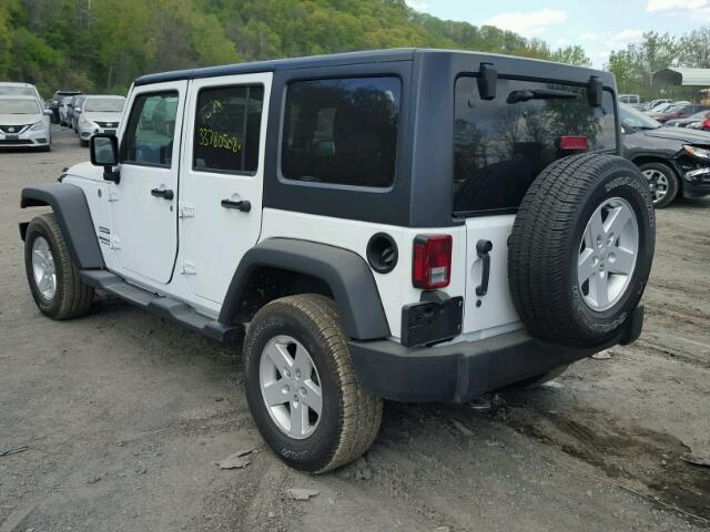 1C4BJWDGXHL661545 - 2017 JEEP WRANGLER U WHITE photo 3