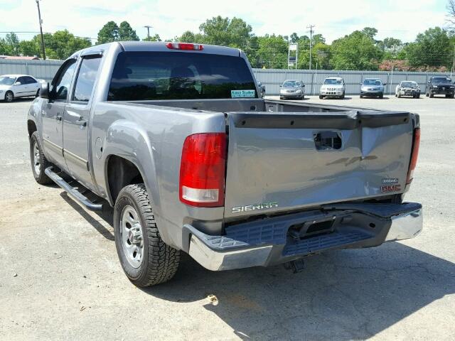 3GTEC13C17G546143 - 2007 GMC NEW SIERRA GRAY photo 3