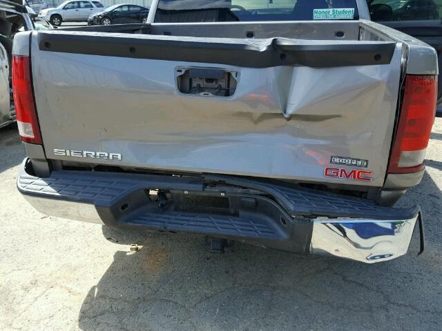 3GTEC13C17G546143 - 2007 GMC NEW SIERRA GRAY photo 9