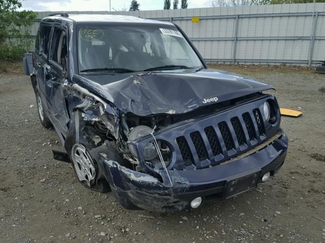 1C4NJRBB9ED551081 - 2014 JEEP PATRIOT SP BLUE photo 1