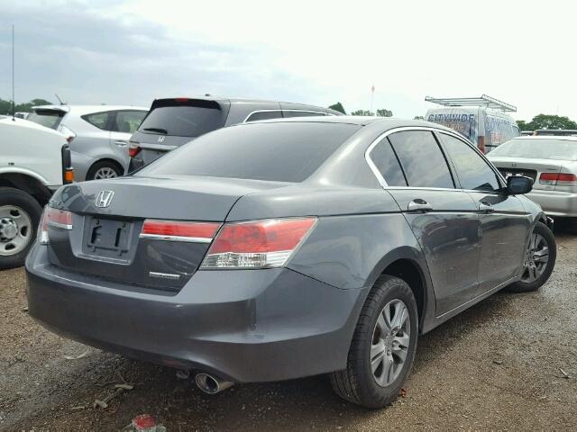 1HGCP2F61CA094809 - 2012 HONDA ACCORD SE GRAY photo 4