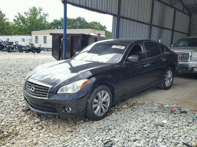 JN1BY1AP0BM320873 - 2011 INFINITI M37 BLACK photo 2