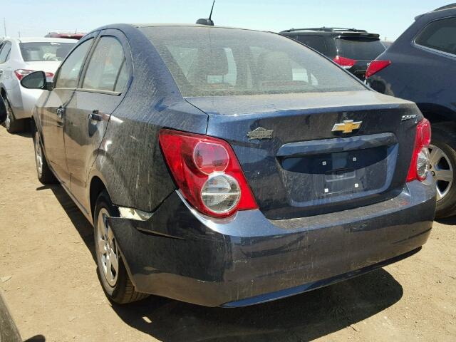 1G1JA5SHXF4213999 - 2015 CHEVROLET SONIC BLACK photo 3