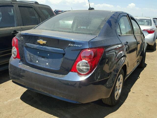 1G1JA5SHXF4213999 - 2015 CHEVROLET SONIC BLACK photo 4