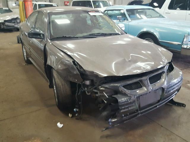 1G2NF52E91M557319 - 2001 PONTIAC GRAND AM S Qəhvəyi foto 1