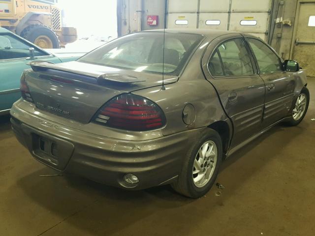 1G2NF52E91M557319 - 2001 PONTIAC GRAND AM S Qəhvəyi foto 4