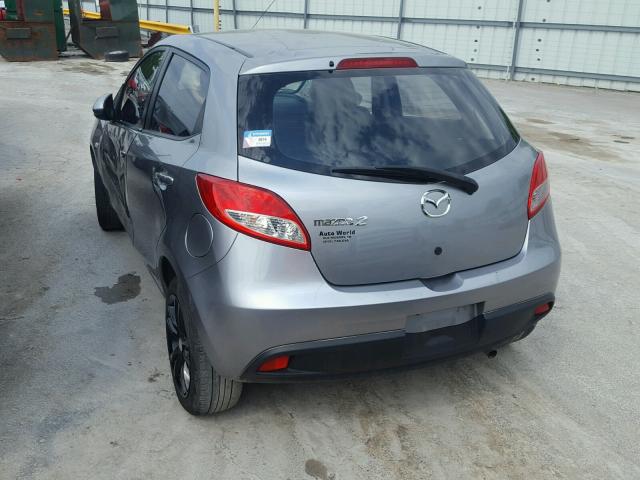 JM1DE1KY5D0166533 - 2013 MAZDA MAZDA2 GRAY photo 3