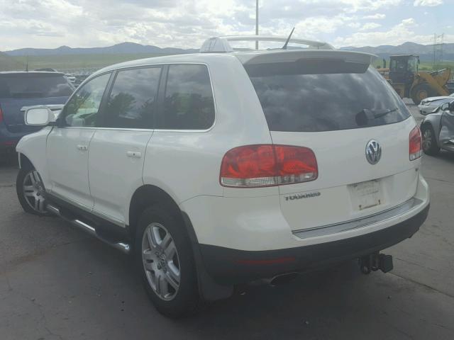 WVGMM77L16D008197 - 2006 VOLKSWAGEN TOUAREG 4. WHITE photo 3