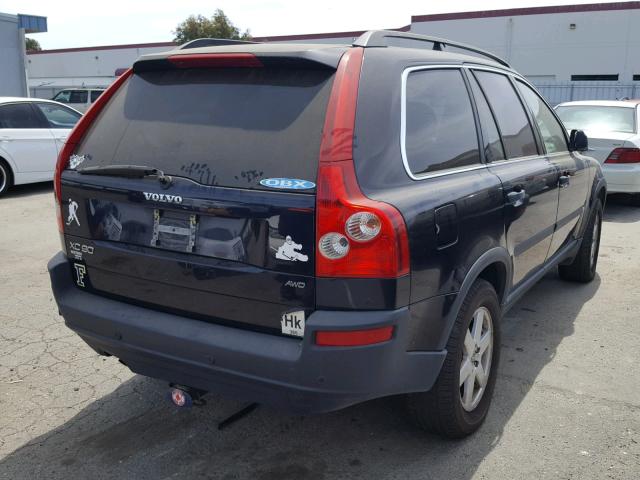 YV4CZ592161242638 - 2006 VOLVO XC90 BLUE photo 4