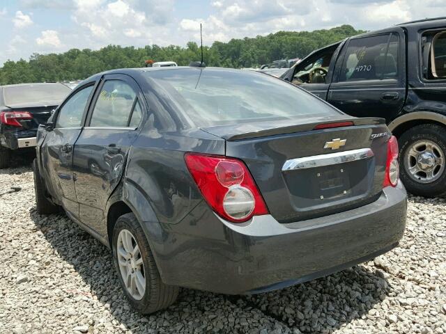 1G1JC5SH9G4126266 - 2016 CHEVROLET SONIC LT GRAY photo 3