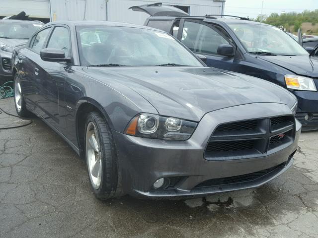 2C3CDXCT4EH102750 - 2014 DODGE CHARGER R/ GRAY photo 1