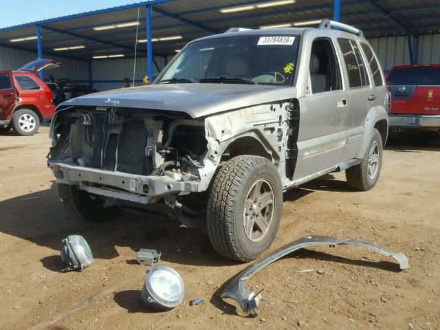 1J4GL38K65W581855 - 2005 JEEP LIBERTY RE GOLD photo 2