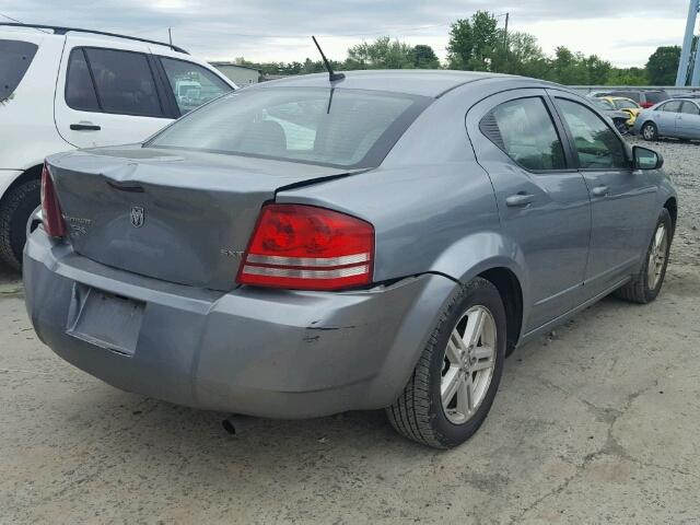 1B3LC56J88N252872 - 2008 DODGE AVENGER SX BLUE photo 4