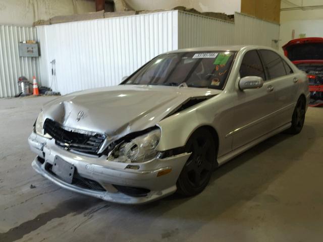 WDBNG75J15A440529 - 2005 MERCEDES-BENZ S 500 SILVER photo 2