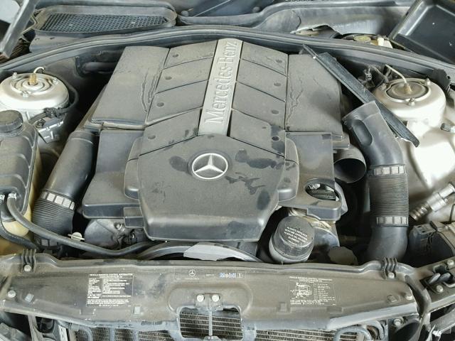 WDBNG75J15A440529 - 2005 MERCEDES-BENZ S 500 SILVER photo 7