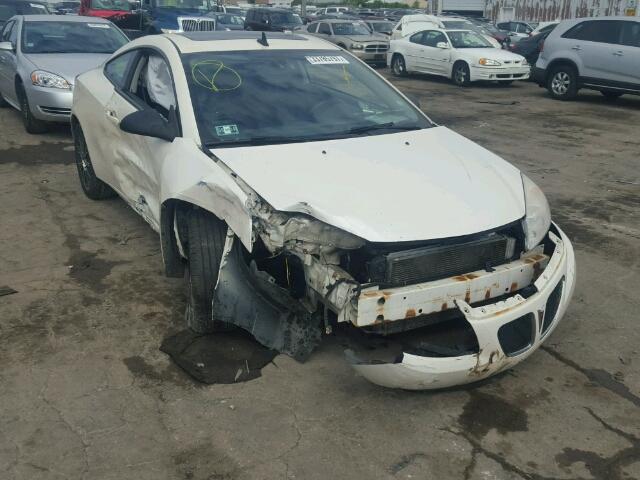 1G2ZH17N894171760 - 2009 PONTIAC G6 GT WHITE photo 1