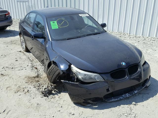 WBANW53538CT49251 - 2008 BMW 550 I BLUE photo 1